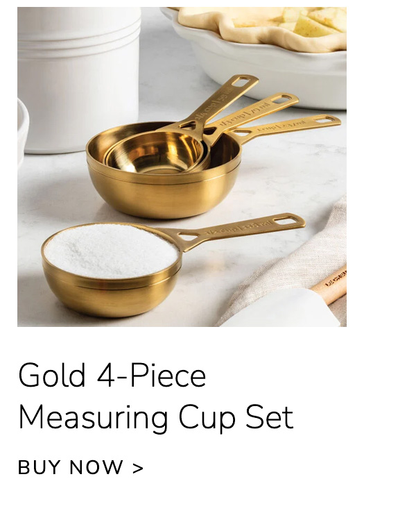 Gold 4-Piece Measuring Cup Set - BUY NOW
