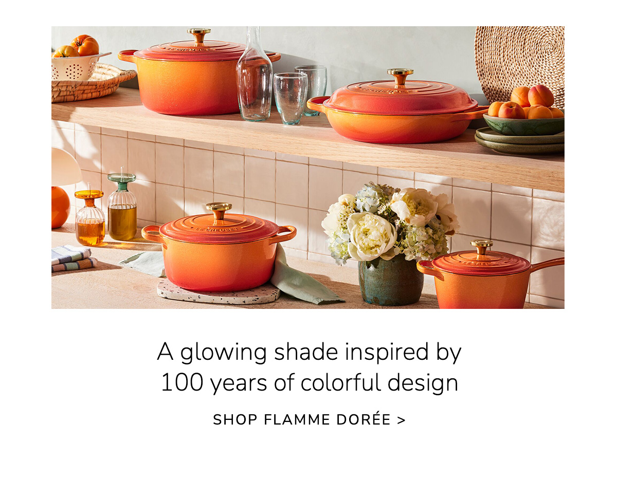 A glowing shade inspired by 100 years of colorful design - SHOP FLAMME DOREE