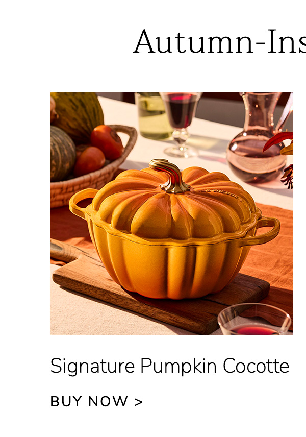 Autumn-Inspired Finds: Signature Pumpkin Cocotte