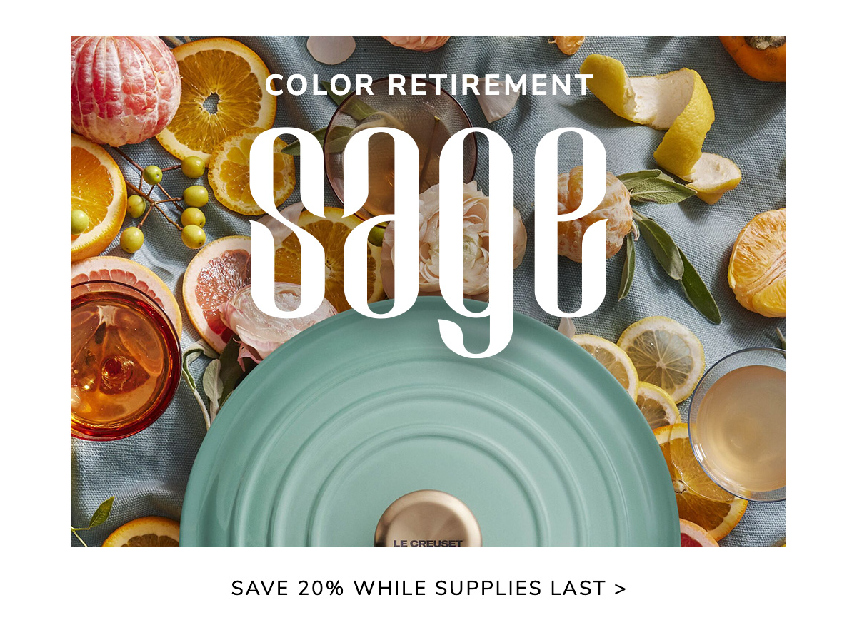 COLOR RETIREMENT: SAGE - Save 20% While Supplies Last