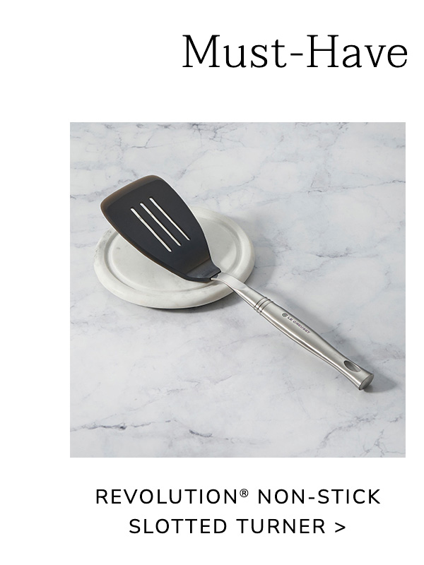 Must-Have Accessories: Revolution® Non-stick Slotted Turner - BUY NOW