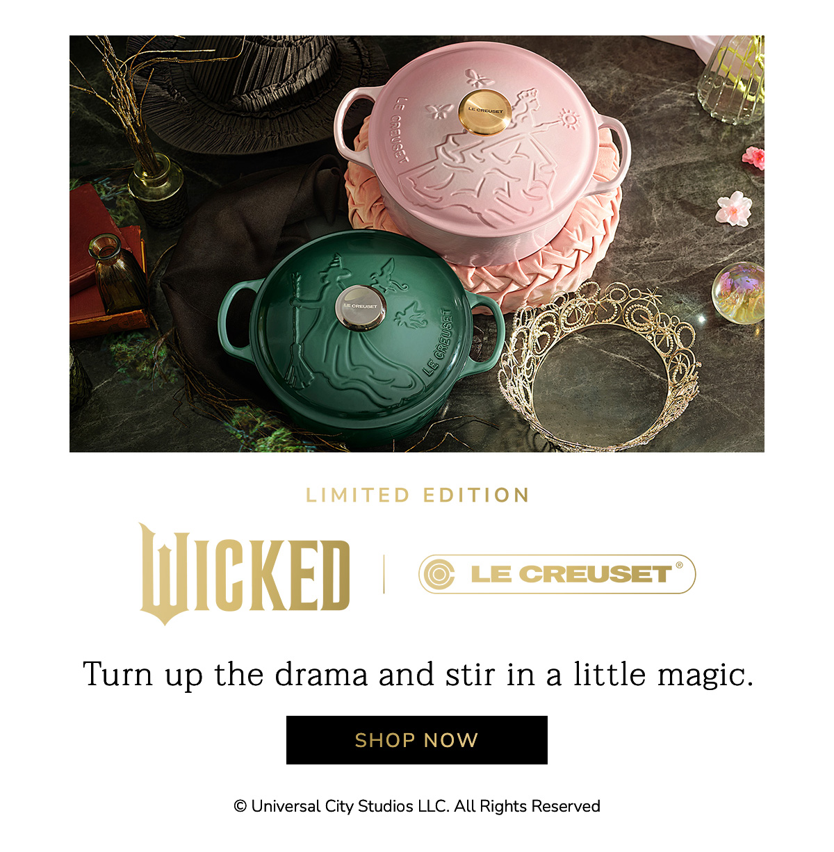 LIMITED EDITION: Wicked | Le Creuset - Turn up the drama and stir in a little magic - SHOP NOW