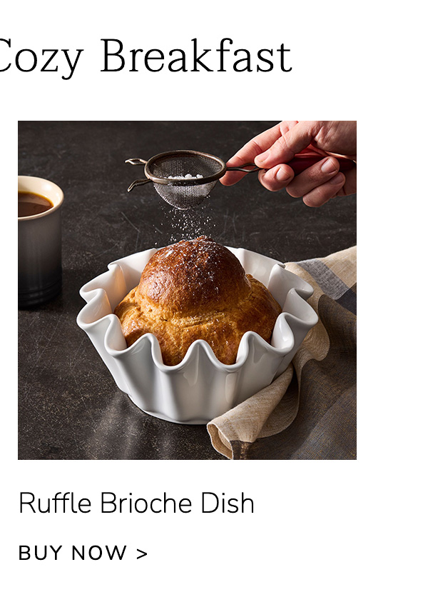 Ruffle Brioche Dish - BUY NOW