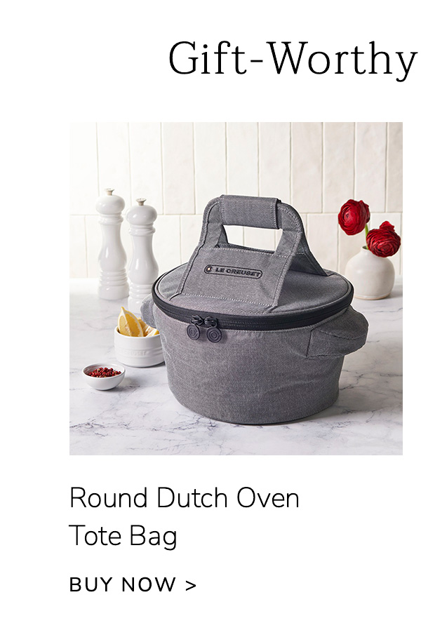 Gift-Worthy Accessories - Round Dutch Oven Tote Bag - BUY NOW