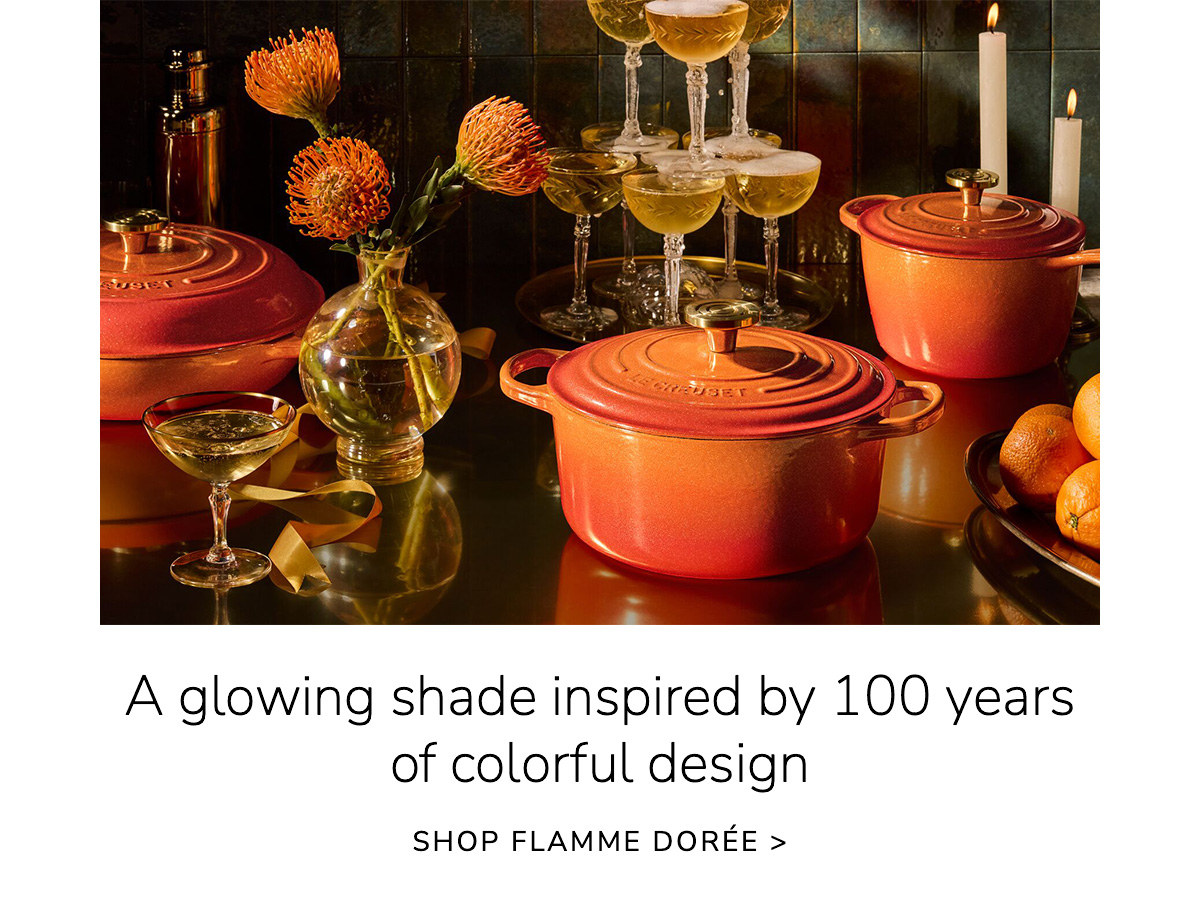 A glowing shade inspired by 100 years of colorful design - SHOP FLAMME DORÉE