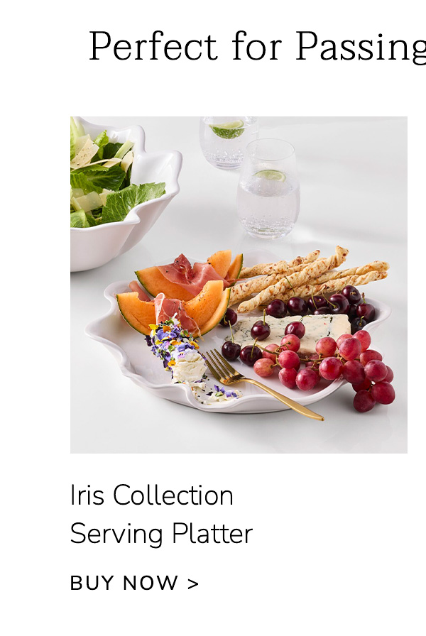 Iris Collection Serving Platter - BUY NOW