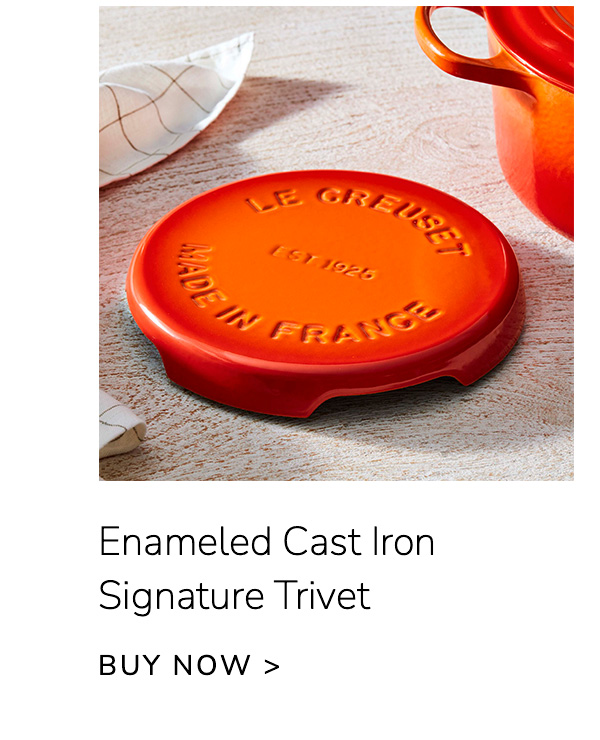 Enameled Cast Iron Signature Trivet - BUY NOW