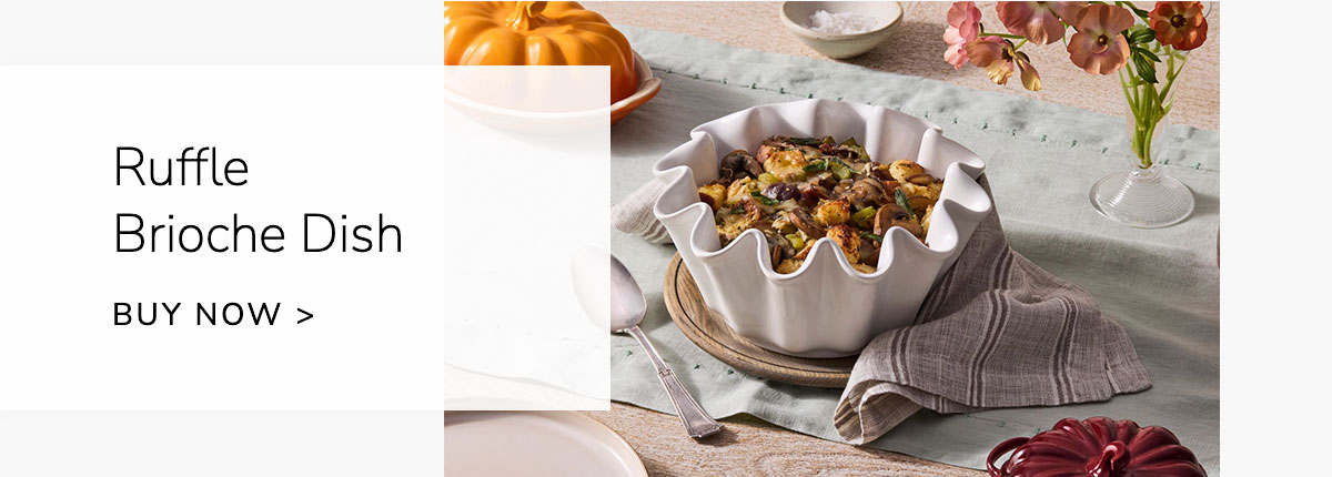Ruffle Brioche Dish - BUY NOW