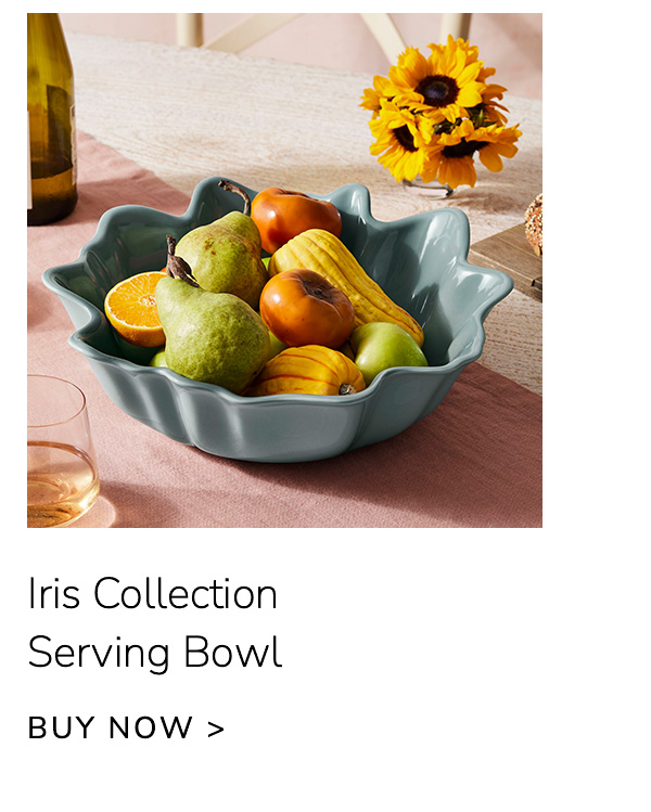 Iris Collection Serving Bowl - BUY NOW