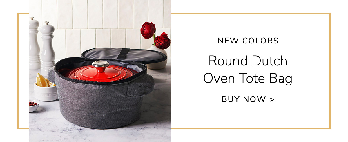 NEW COLORS - Round Dutch Oven Tote Bag - BUY NOW