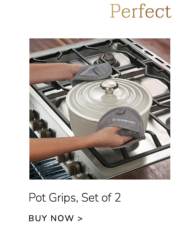 PERFECT PAIRINGS: Pot Grips, Set of 2 - BUY NOW