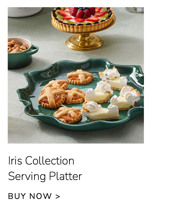 Iris Collection Serving Platter - BUY NOW