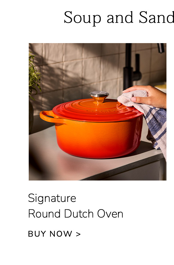 Soup and Sandwich Favorites: Signature Round Dutch Oven - BUY NOW