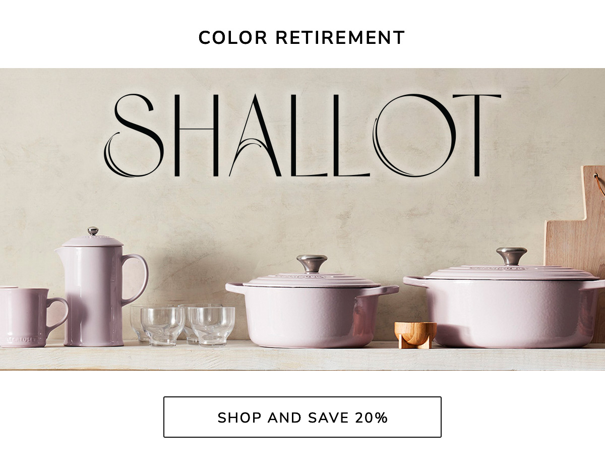 COLOR RETIREMENT: SHALLOT - SHOP AND SAVE 20%