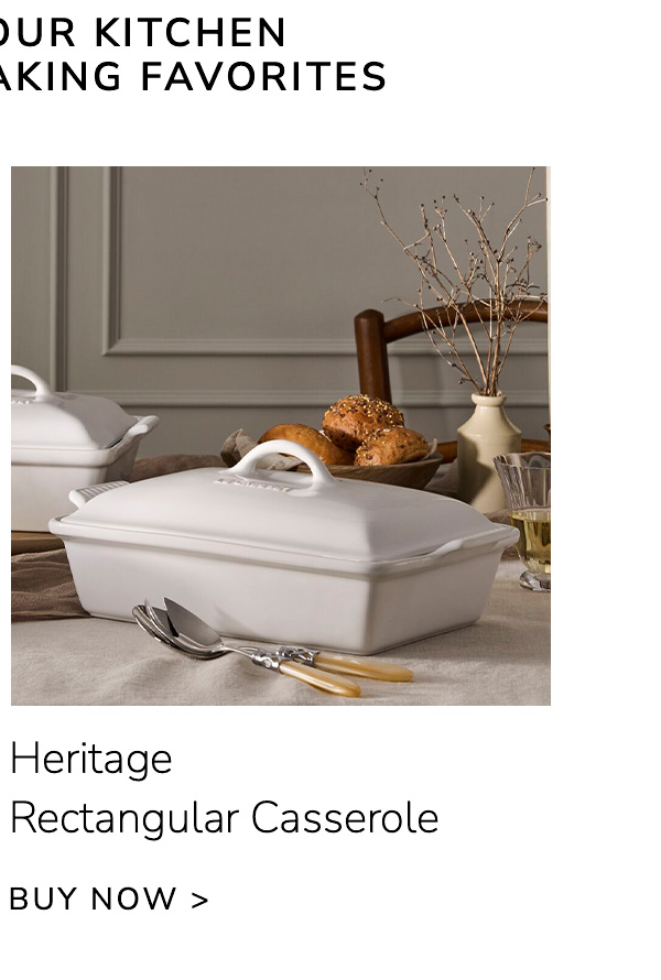 Heritage Rectangular Casserole - BUY NOW