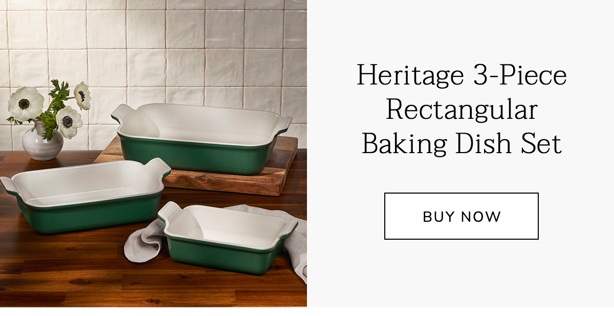 Heritage 3-Piece Rectangular Baking Dish Set - BUY NOW