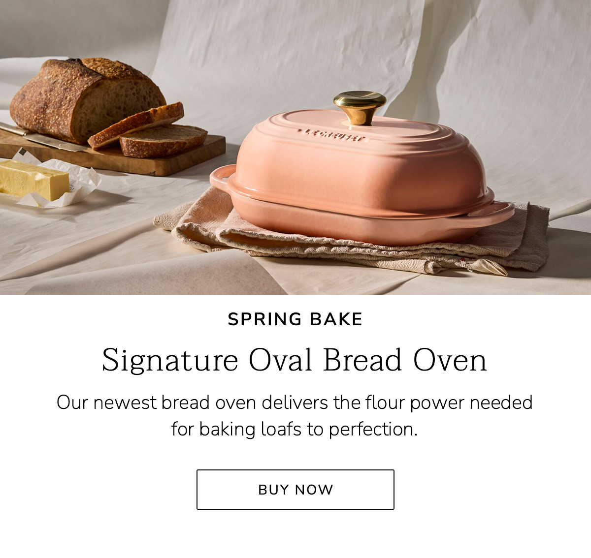 SPRING BAKE: Signature Oval Bread Oven - Our newest bread oven delivers the flour power needed for baking loafs to perfection - BUY NOW