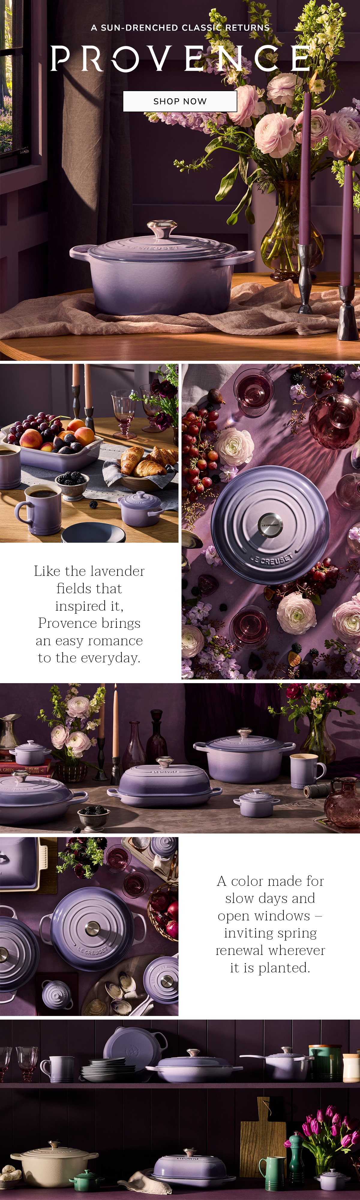 A SUN-DRENCHED CLASSIC RETURNS - Provence - SHOP NOW
