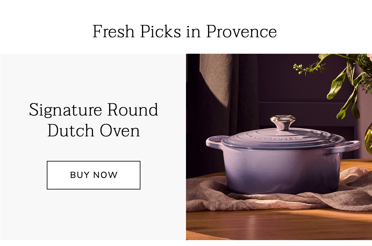 Fresh Picks in Provence: Signature Round Dutch Oven - BUY NOW