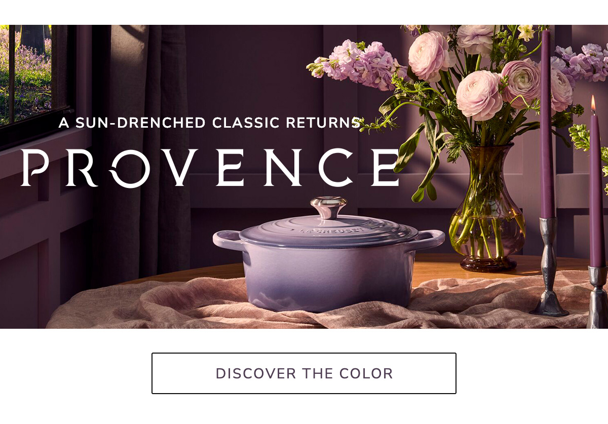 A SUN-DRENCHED CLASSIC RETURNS: Provence - DISCOVER THE COLOR