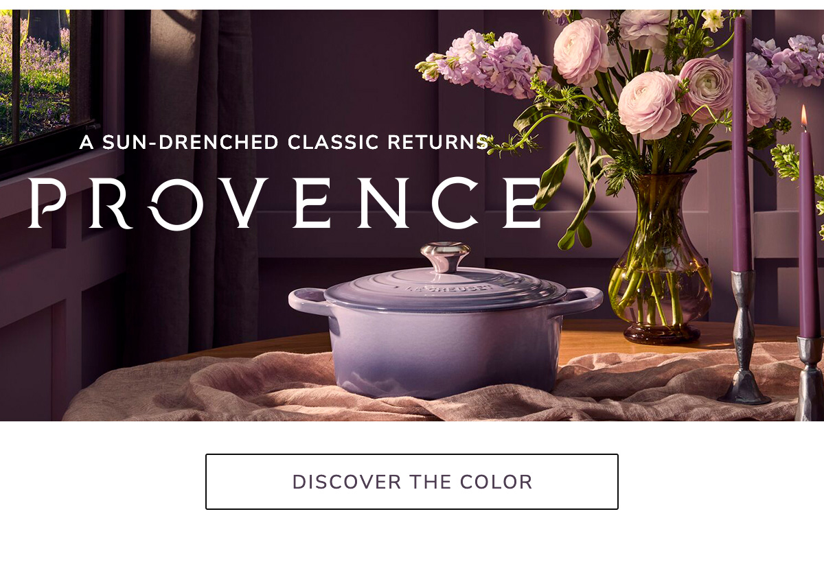 A SUN-DRENCHED CLASSIC RETURNS: Provence - DISCOVER THE COLOR