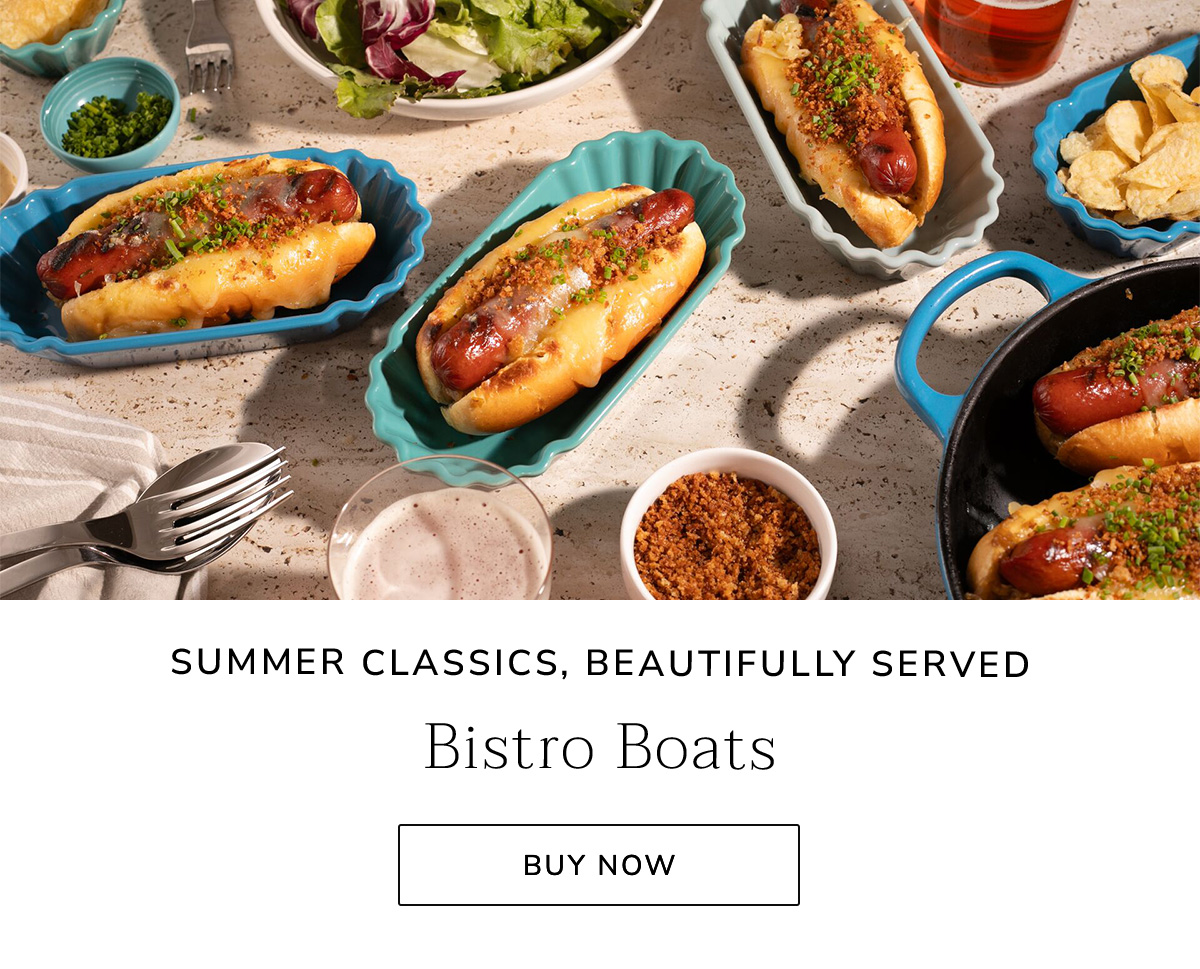 SUMMER CLASSICS, BEAUTIFULLY SERVED - Bistro Boats - BUY NOW