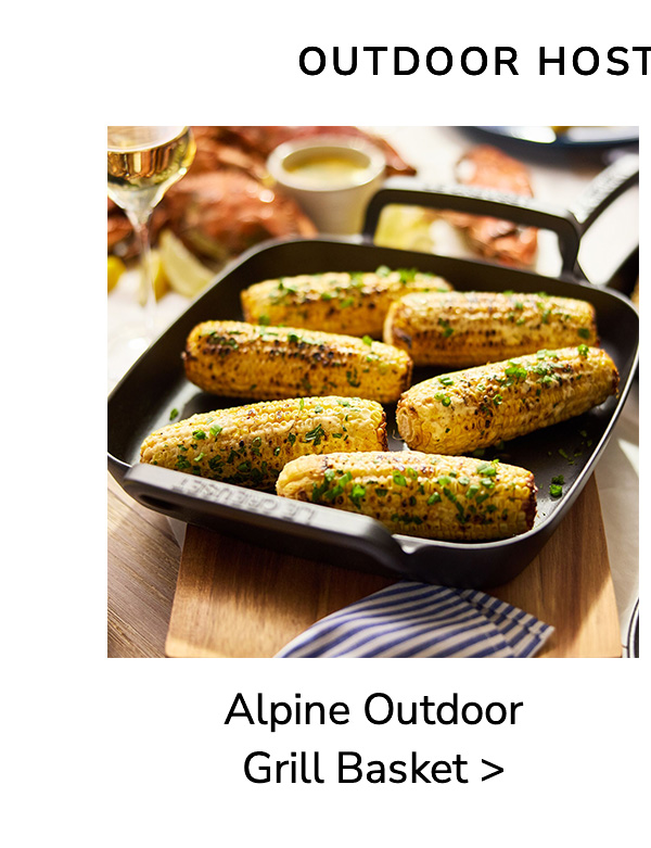 Outdoor Hosting Made Chic: Alpine Outdoor Grill Basket