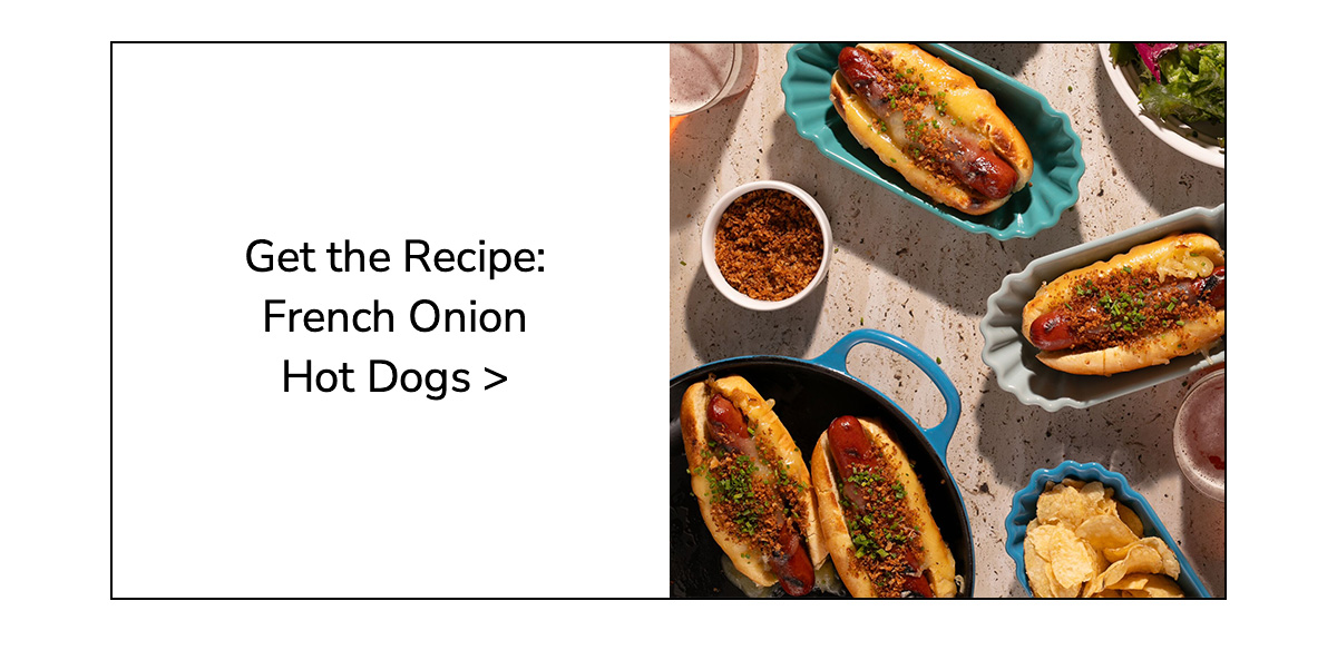 Get the Recipe: French Onion Hot Dogs