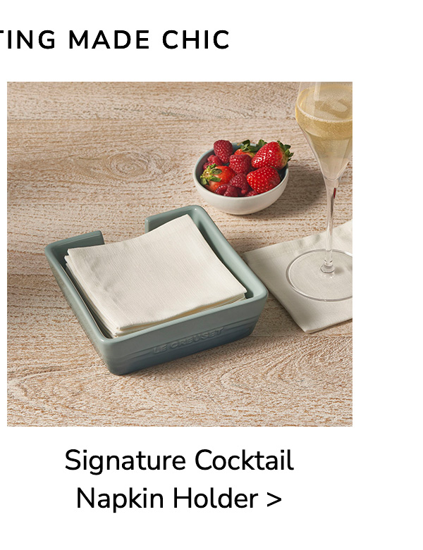 Signature Cocktail Napkin Holder