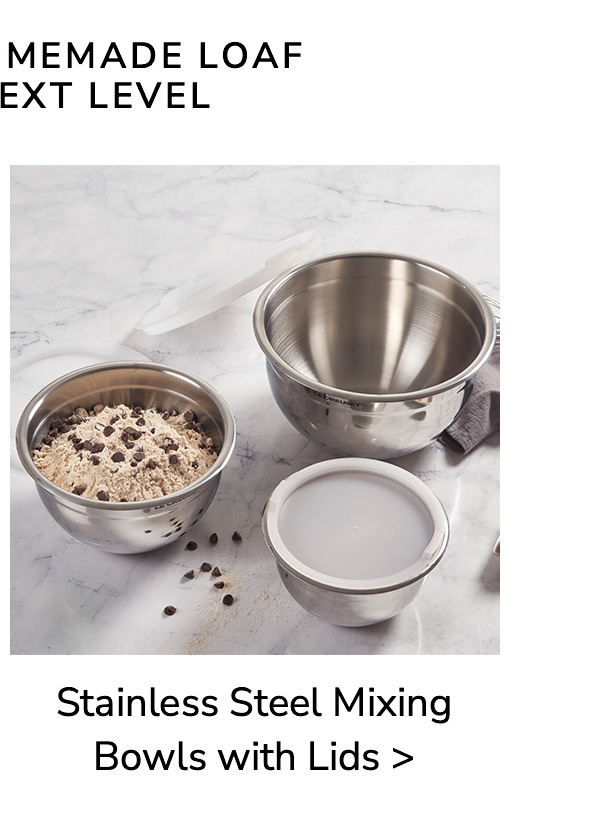 Stainless Steel Mixing Bowls with Lids