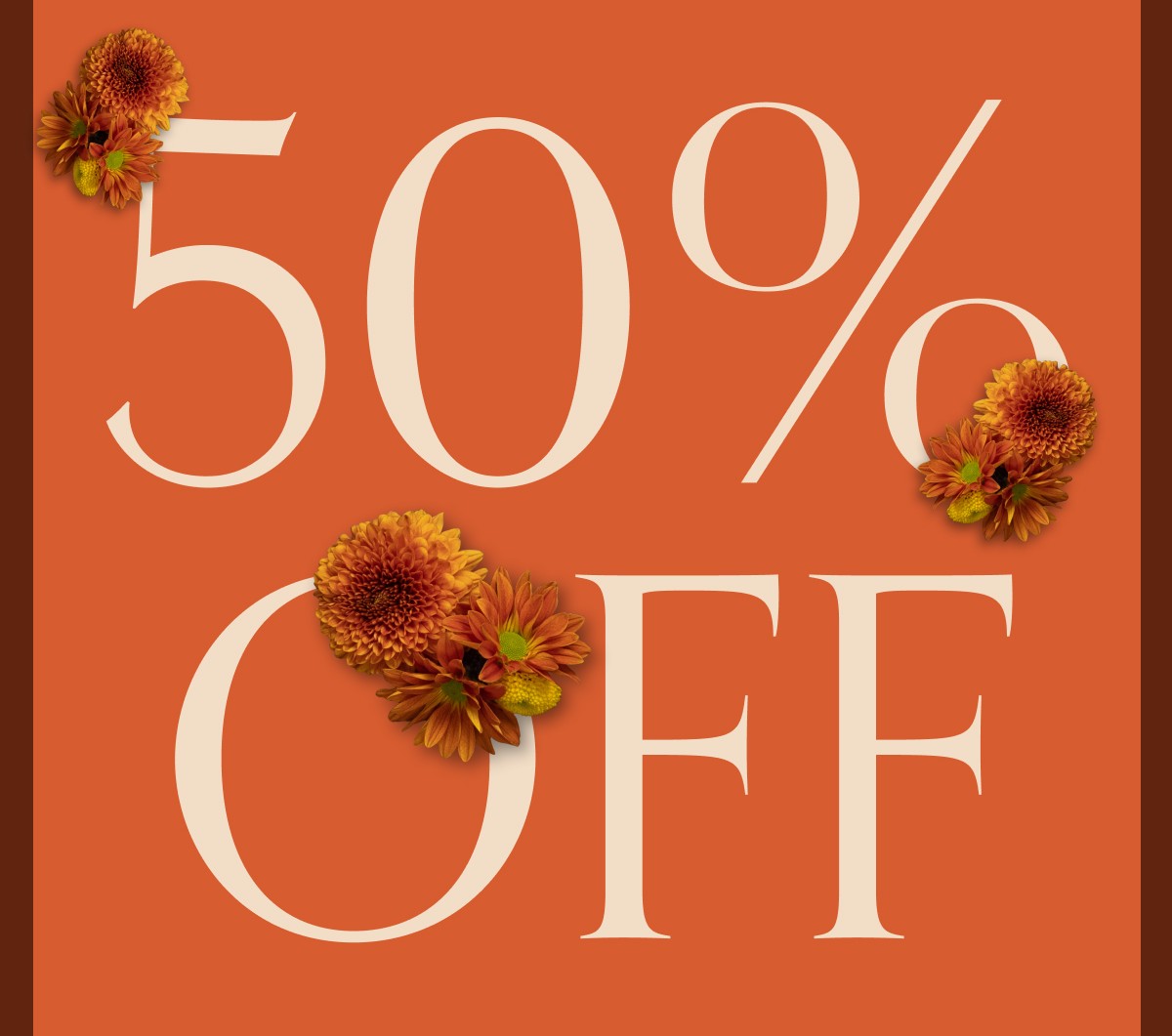 50% off