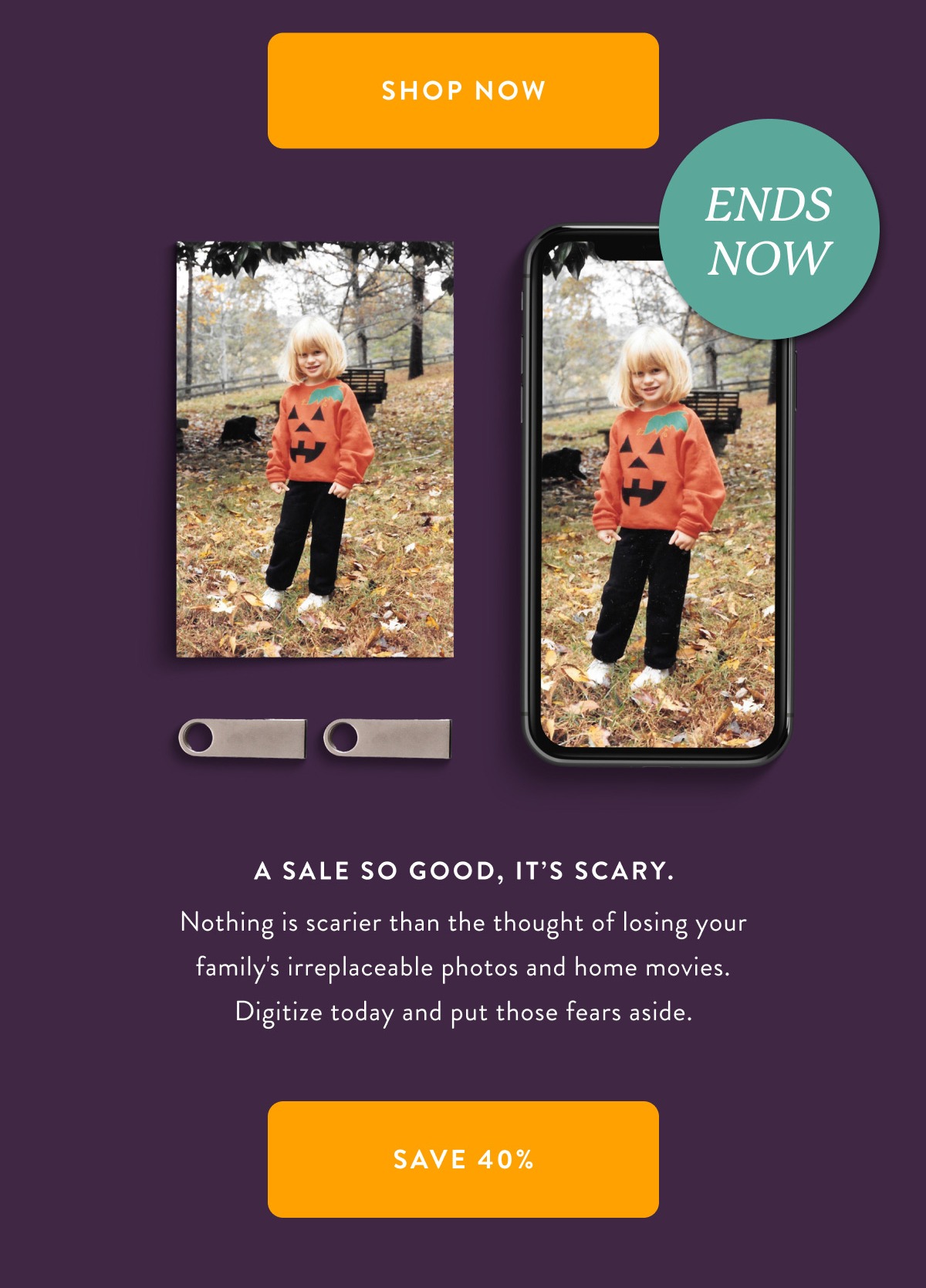 40% off - save now