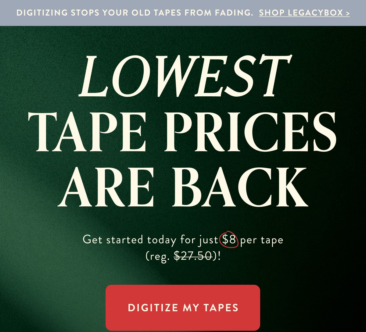 Digitize my tapes