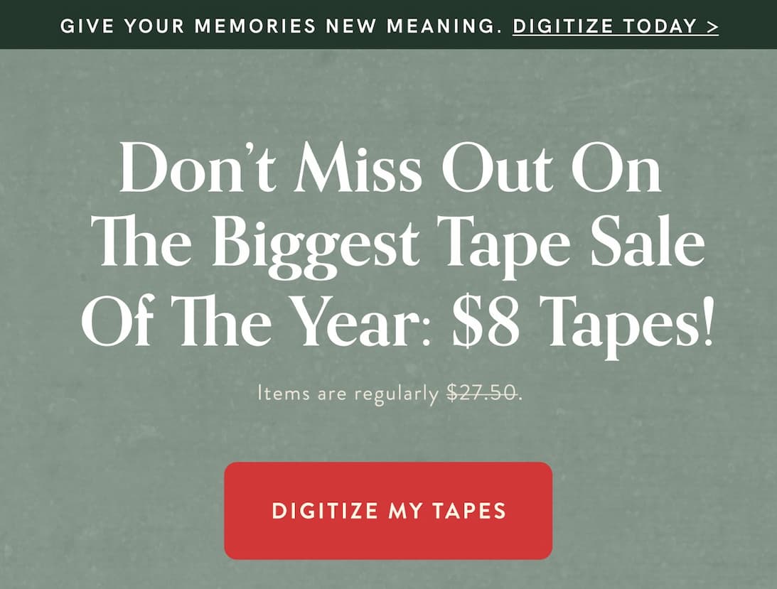 Digitize my tapes
