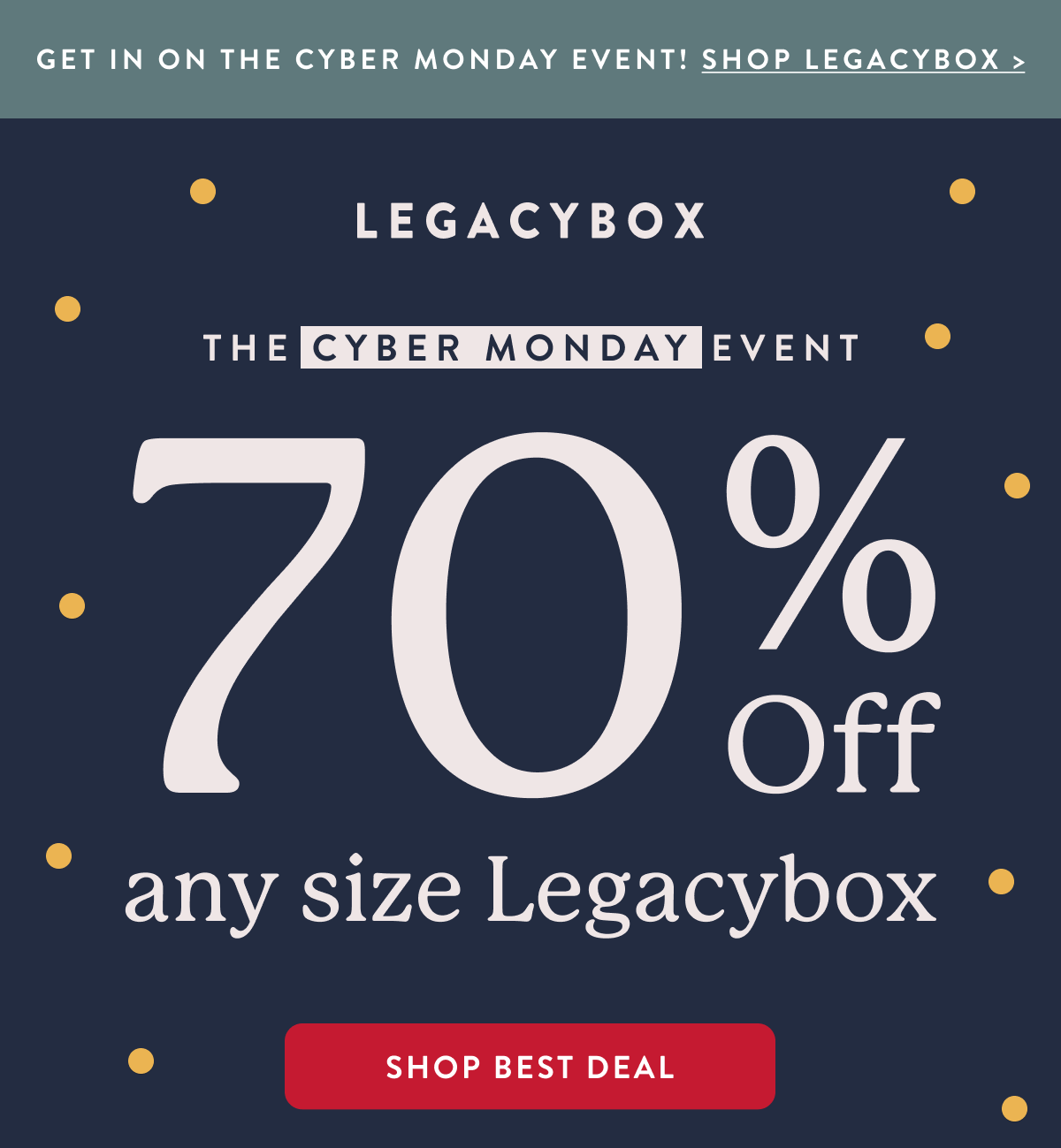 The Cyber Monday Event