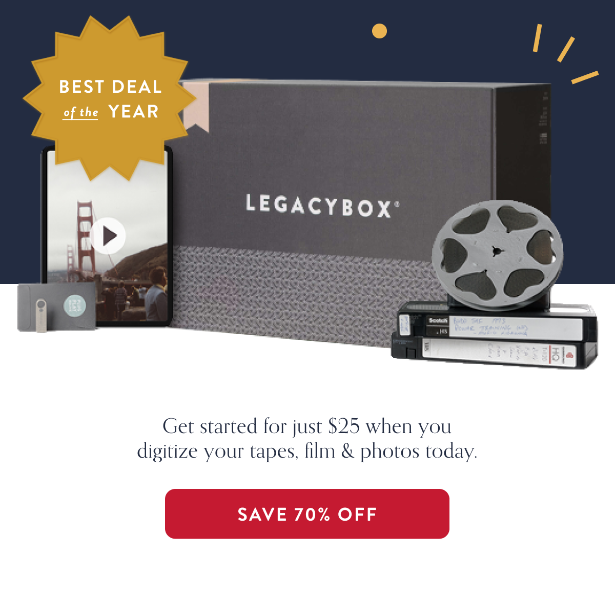 Save 70% OFF