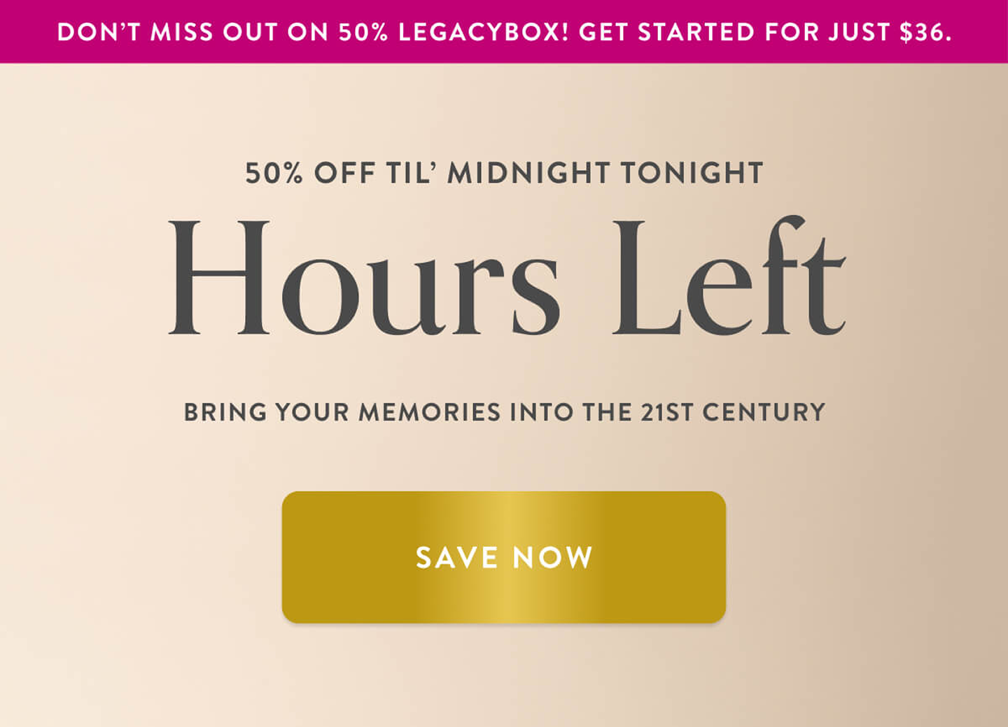 Save 50% OFF