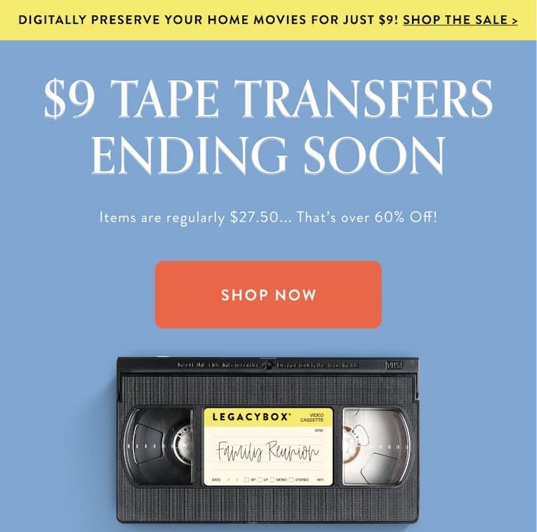 $9 Tapes Transfers