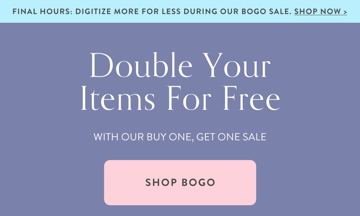 Buy one Legacybox get double the items for free