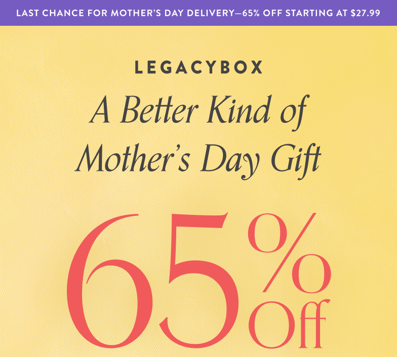 A better kind of mothers day gift