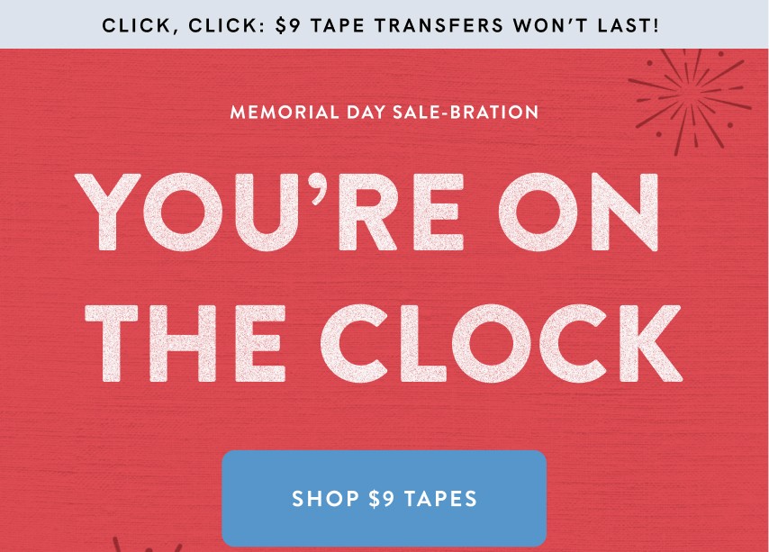 You're on the clock