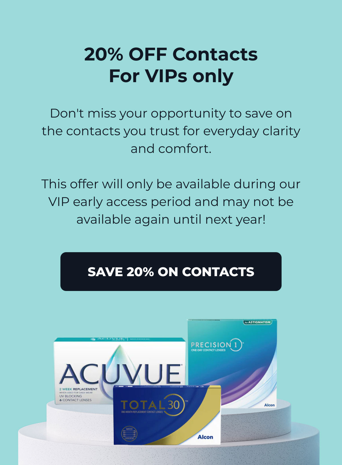 Save 20% On Contacts