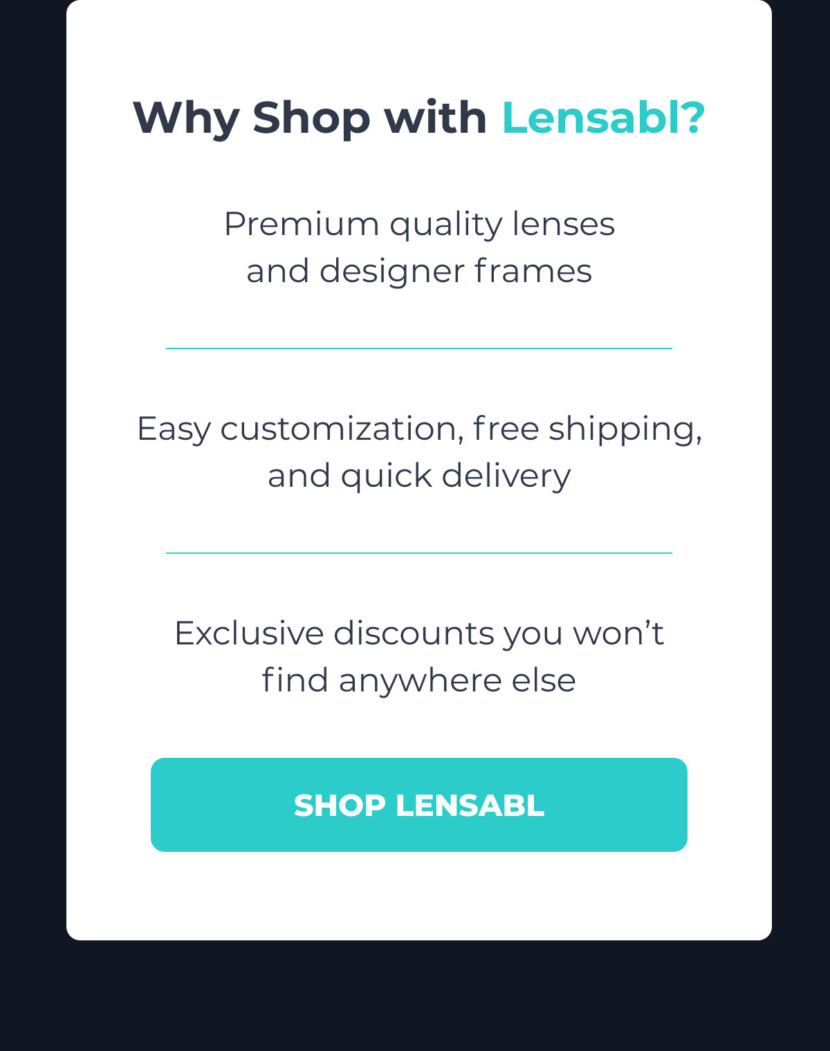 Shop Lensabl