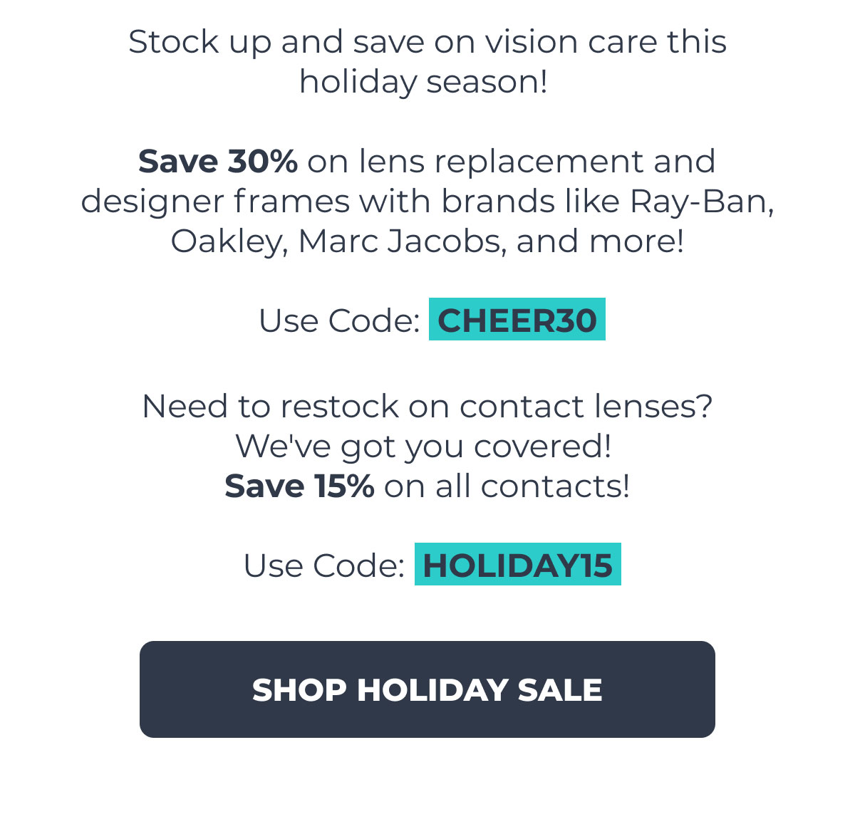 Shop Holiday Sale