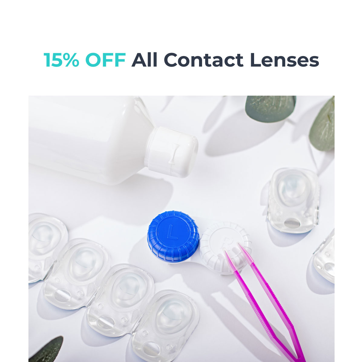 15% Off All Contact Lenses