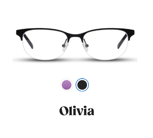 olivia matte glasses