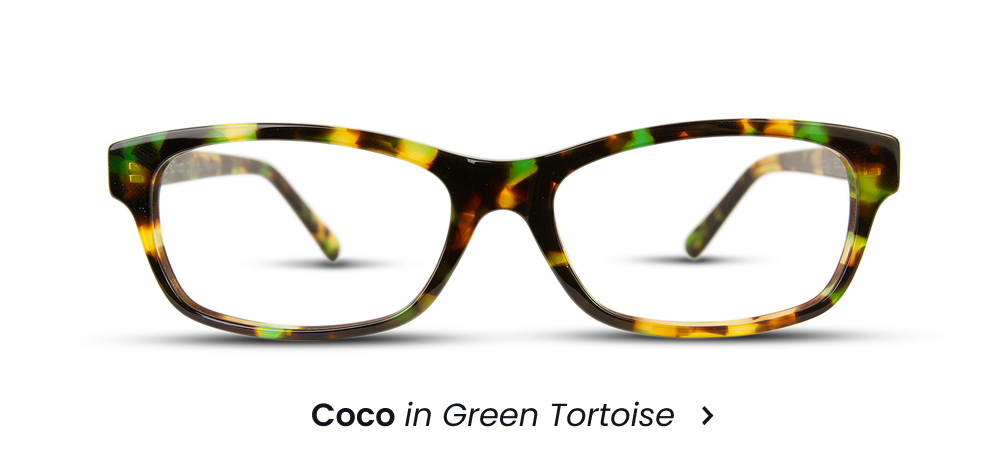 coco in green tortoise