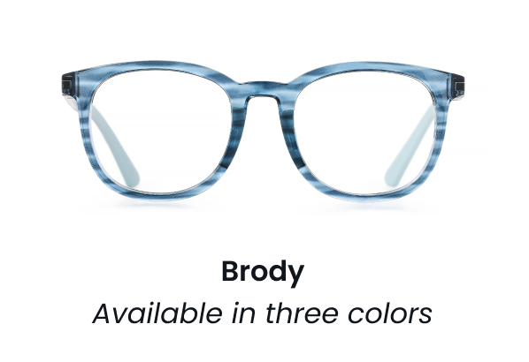 brody blue stripe square