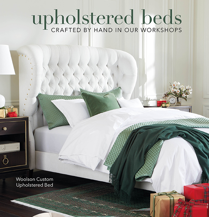 Upholstered Beds crafted by hand in our workshops