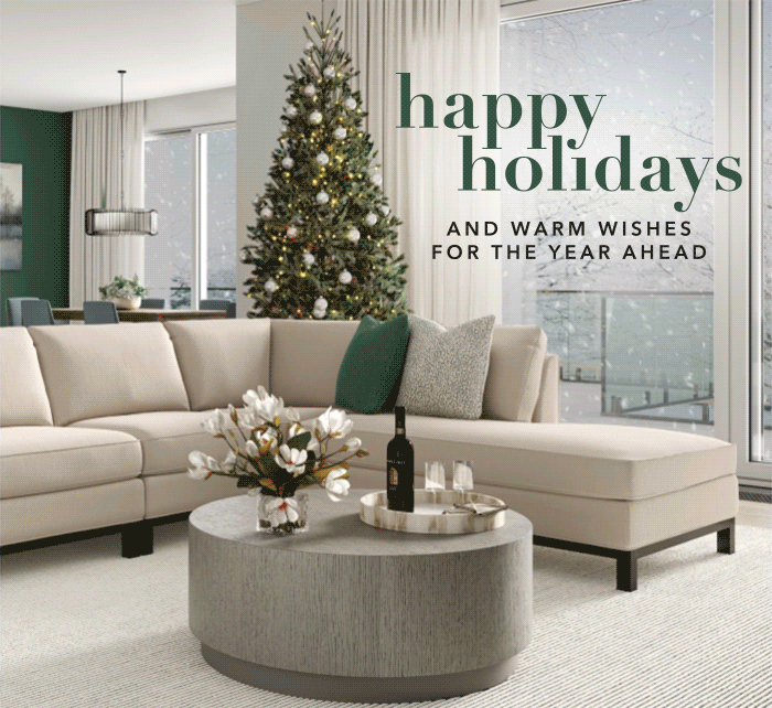 HAPPY HOLIDAYS and warm wishes for the year ahead